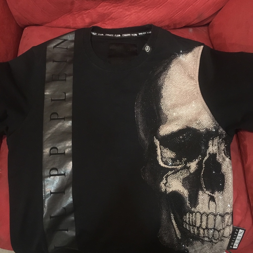 Phillip plein crew neck sweater size small